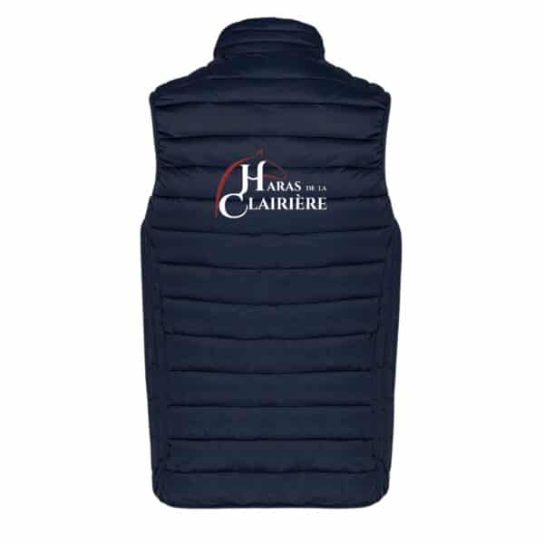 DOUDOUNE SANS MANCHES (homme) - HDLC Haras de la Clairière - Navy - K6113 – Image 2