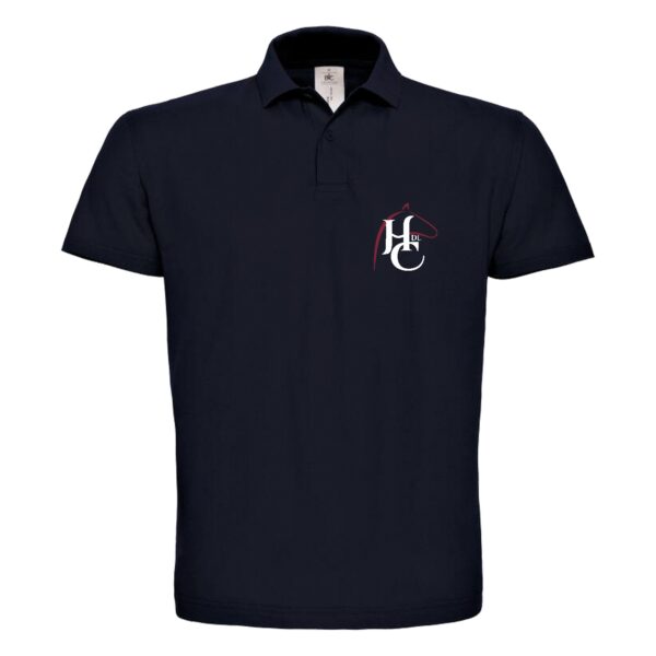 Polo premium (homme) - HDLC Haras de la Clairière - Navy - BCU426