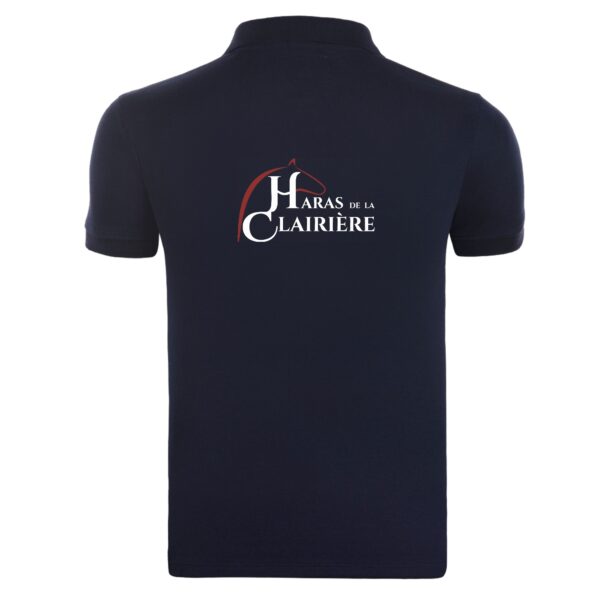 POLO premium (enfant) - HDLC Haras de la Clairière - Navy - K249 – Image 2