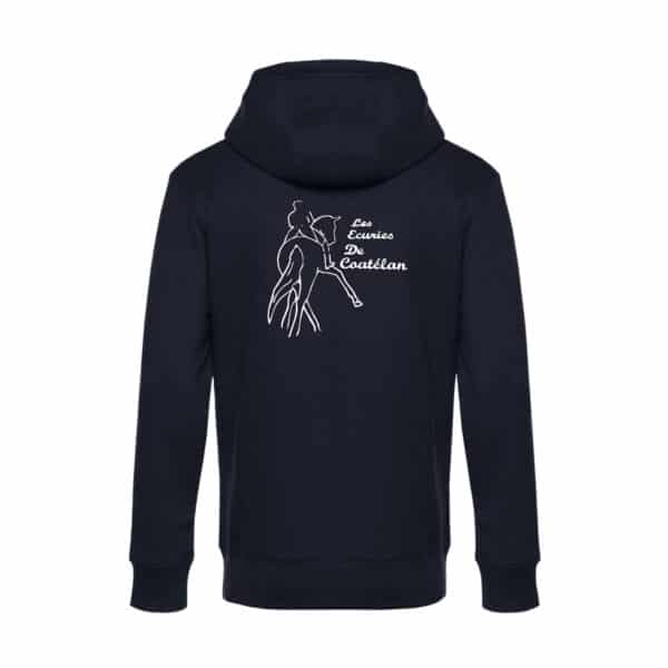 SWEAT ZIPPÉ (Homme) - Les écuries de Coatélan - BCU03K – Image 2