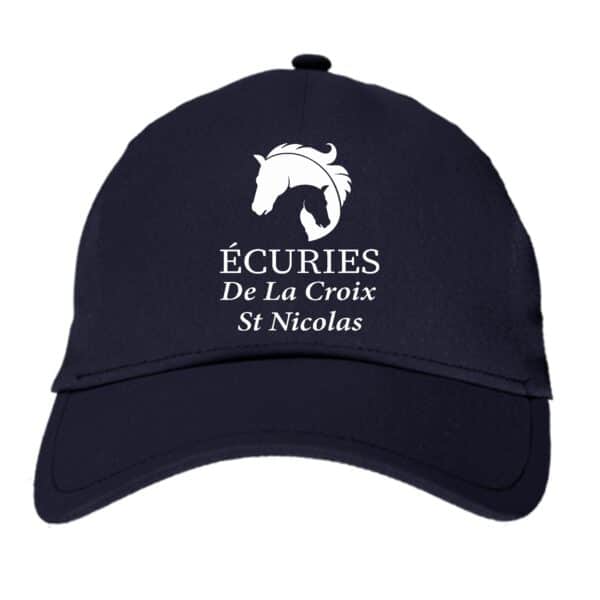 CASQUETTE - ECURIES de La Croix Saint Nicolas - Navy - BF015