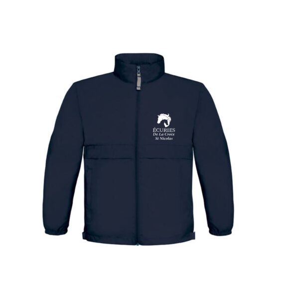 COUPE-VENT (enfant) - ECURIES de La Croix Saint Nicolas - Navy - BC301