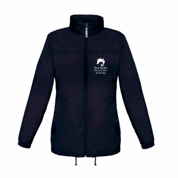 COUPE-VENT (femme) - ECURIES de La Croix Saint Nicolas - Navy - BC302