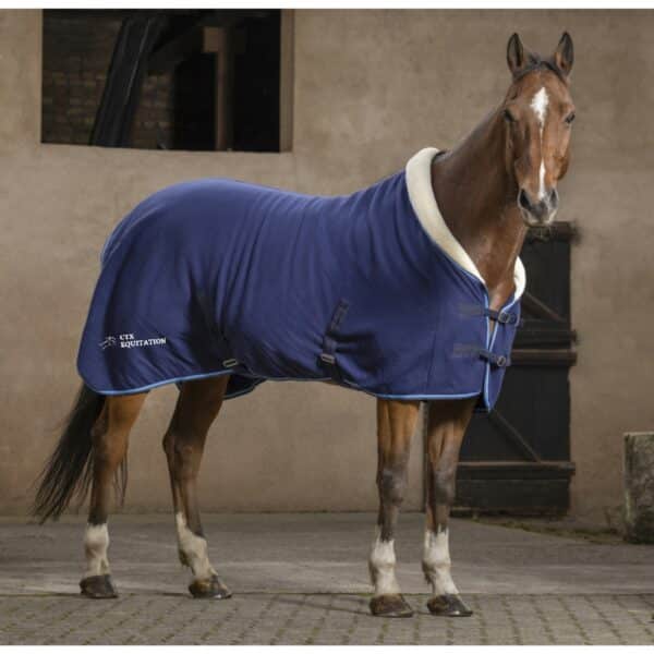 Chemise polaire Riding World Confort - CTX équitation - Marine - 400042