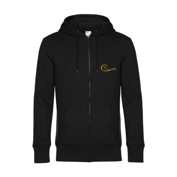 SWEAT ZIPPÉ (Homme) - sarl deneuche les petits sabots - Noir - BCU03K