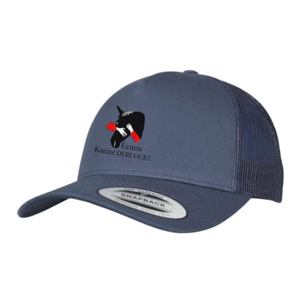 Casquette trucker - Écurie Karine Dercourt - Navy - FX6506