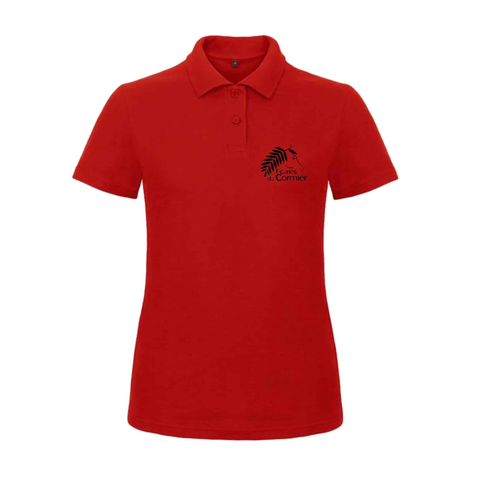 Polo premium (femme) - DOYON Ludivine - Rouge - BCW463