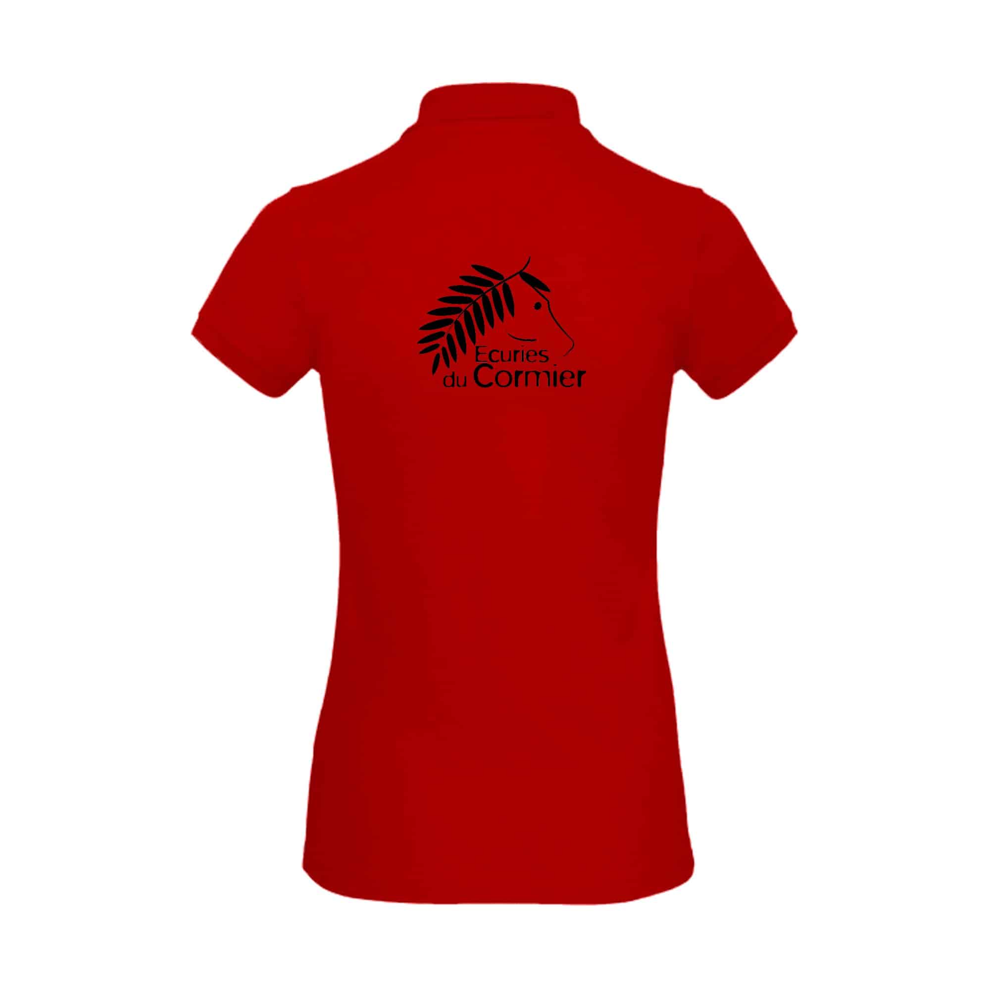 Polo premium (femme) - DOYON Ludivine - Rouge - BCW463 – Image 2