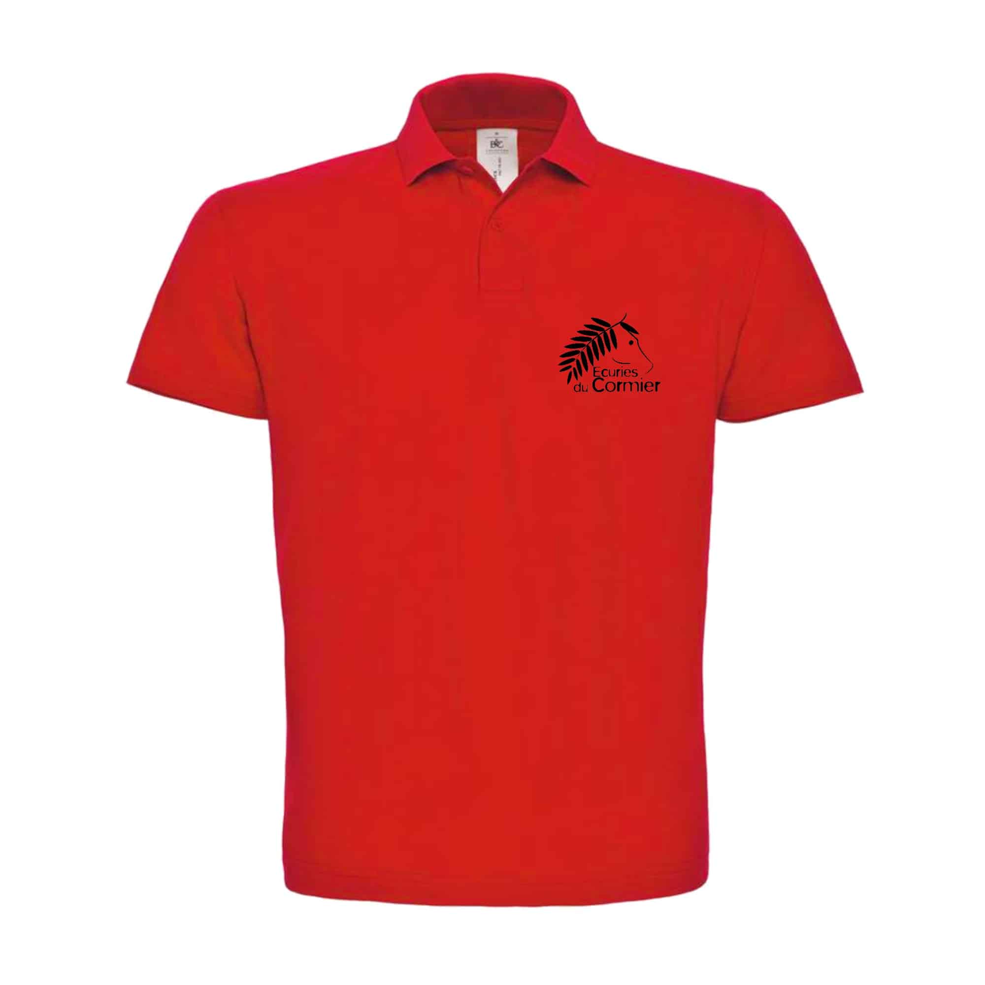 Polo premium (homme) - DOYON Ludivine - Rouge - BCU426