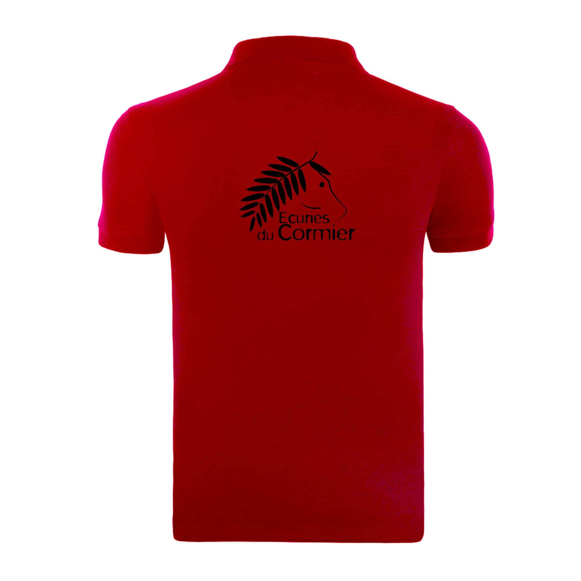 Polo premium (homme) - DOYON Ludivine - Rouge - BCU426 – Image 2