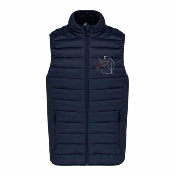 DOUDOUNE SANS MANCHES (homme) - Dylan Jeaux - Navy - K6113