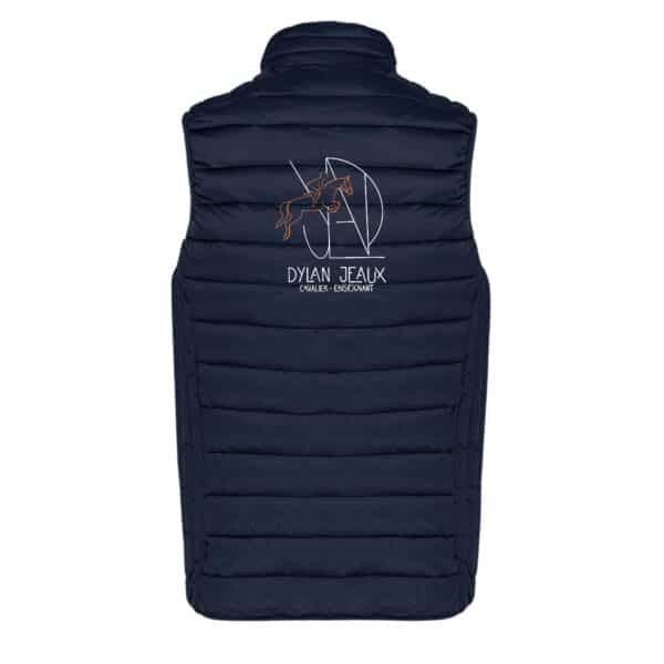 DOUDOUNE SANS MANCHES (homme) - Dylan Jeaux - Navy - K6113 – Image 2