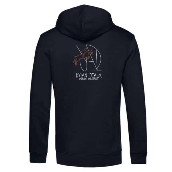 SWEAT A CAPUCHE (enfant) - Dylan Jeaux - Navy - BC511 – Image 2