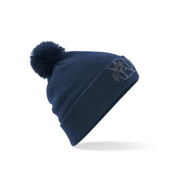 BONNET AVEC POMPOM - Dylan Jeaux - Navy - BF426