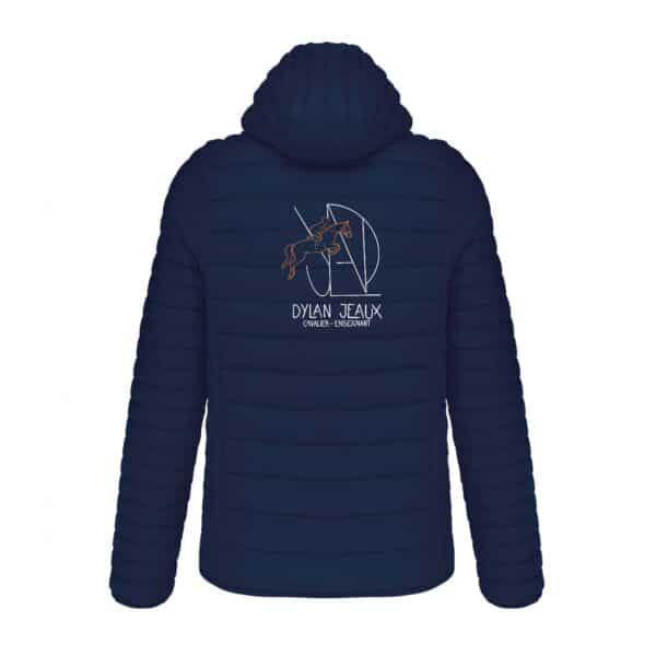 DOUDOUNE AVEC MANCHES ET CAPUCHE (homme) - Dylan Jeaux - Navy - K6110 – Image 2