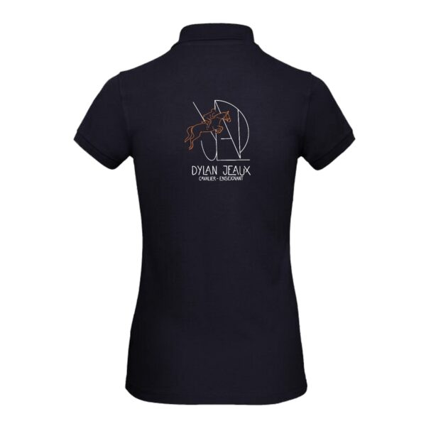 Polo premium (femme) - Dylan Jeaux - Navy - BCW463 – Image 2