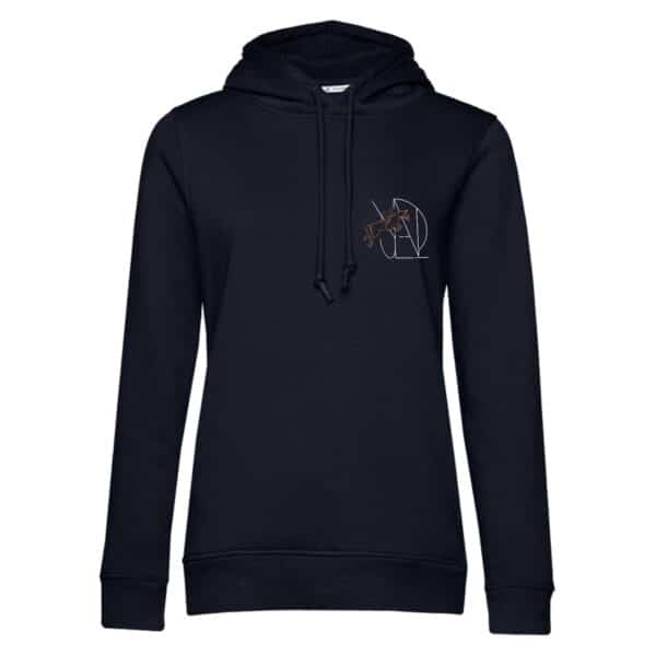 SWEAT A CAPUCHE (femme) – Dylan Jeaux - Navy - BCW34B