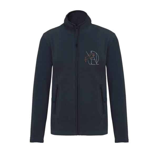 Veste micropolaire zippée (femme) – Dylan Jeaux - Navy – K907