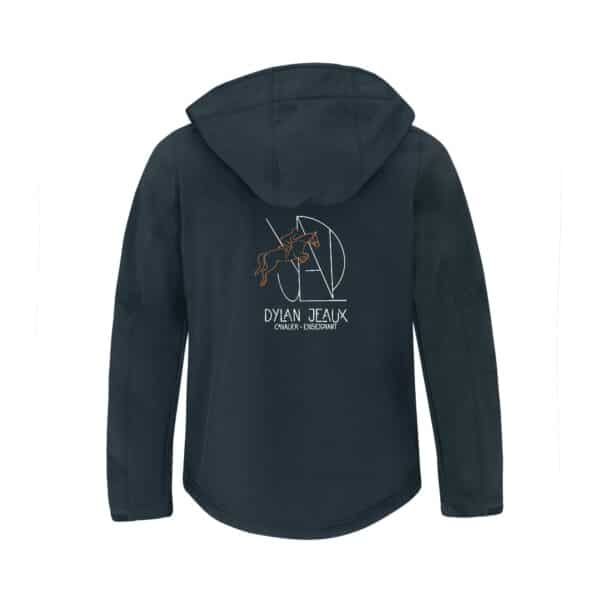 SOFTSHELL (enfant) - Dylan Jeaux - Navy - BC651 – Image 2