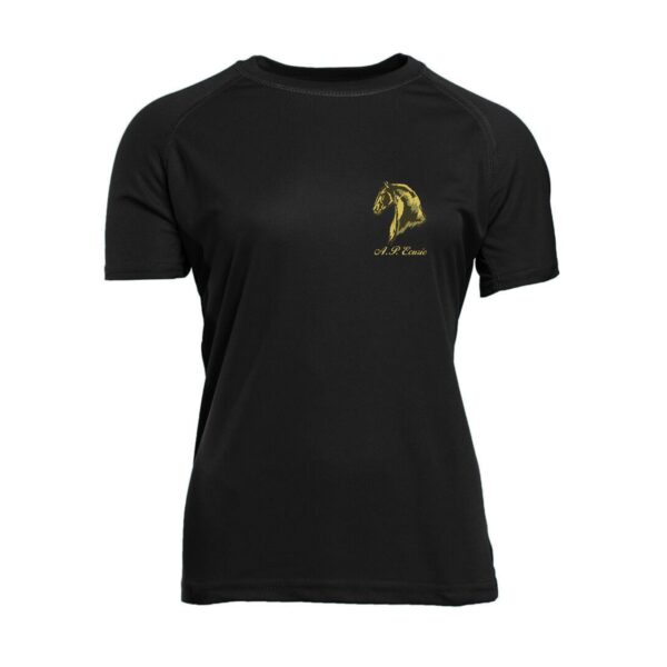 T-Shirt respirant (femme) - A.P. Ecurie / Association Elpida - Noir - PK141