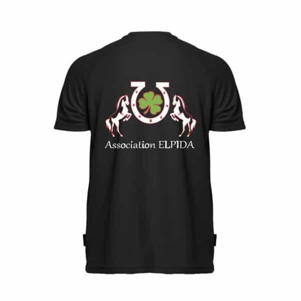 T-Shirt respirant (femme) - A.P. Ecurie / Association Elpida - Noir - PK141 – Image 2