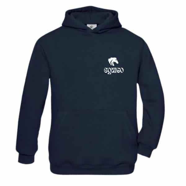 SWEAT A CAPUCHE (enfant) - Equigo - Navy - BC511