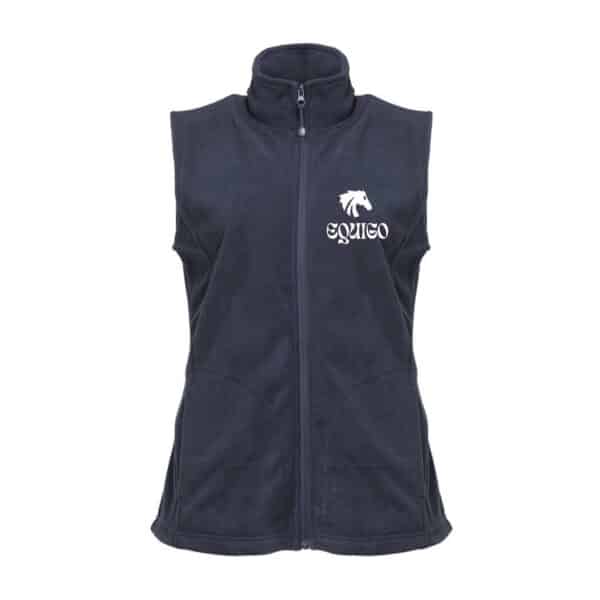 Veste micropolaire zippée sans manches (femme) – Equigo - Navy - K906