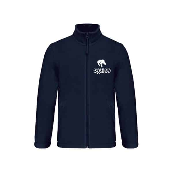 Veste micropolaire zippée (enfant) – Equigo - Navy – K920