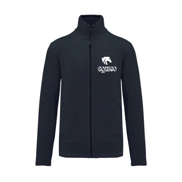 Veste micropolaire zippée (homme) – Equigo - Navy – K911