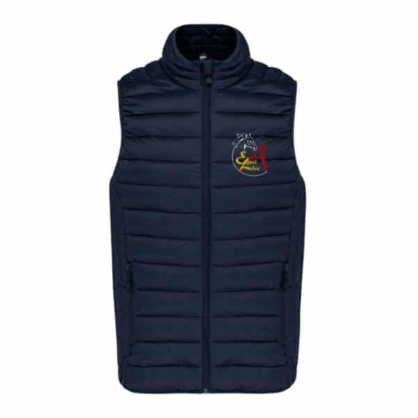 DOUDOUNE SANS MANCHES (enfant) - ASSOCIATION EQUIT LIBRE - Navy - K6115