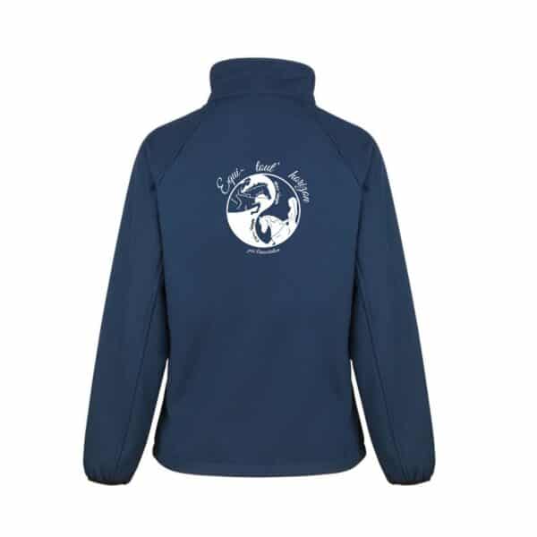 SOFTSHELL ECO (femme) – association équi-tout'horizon - Navy - R231F – Image 2