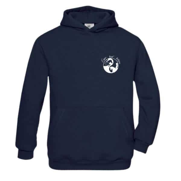 SWEAT A CAPUCHE (enfant) - association équi-tout'horizon - Navy - BC511