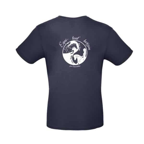 T-SHIRT (enfant) - association équi-tout'horizon - Navy - BC191 – Image 2