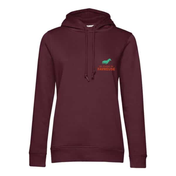 SWEAT A CAPUCHE (femme) – ECURIES DE FAVREUSE - Bordeaux - BCW34B