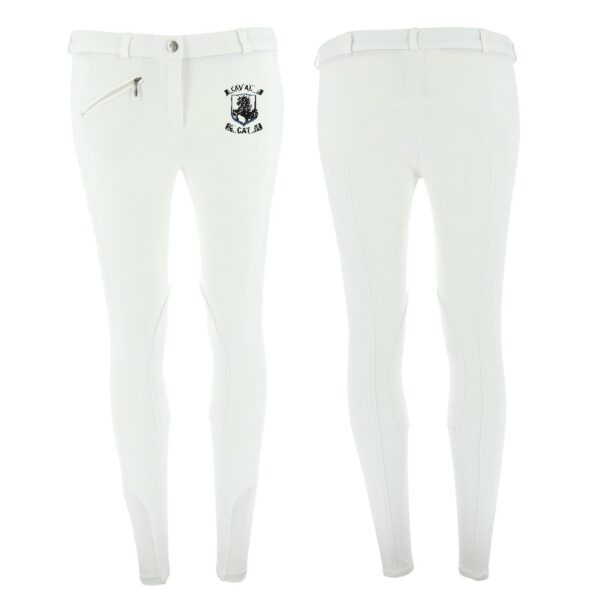 Pantalon d'équitation RIDING WORLD (femme) – Caval’Cat – Blanc - 989071