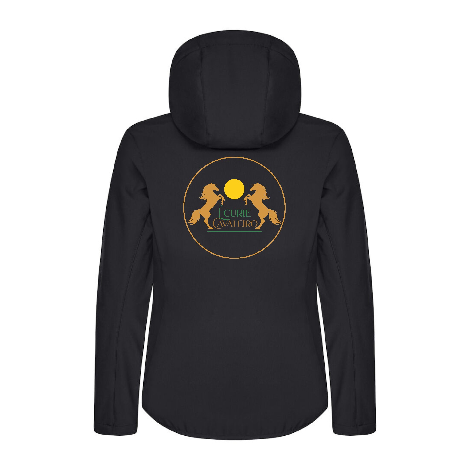 SOFTSHELL "Classic" (femme) - Association Cavaleiro&Co - Noir - 0200917 – Image 3