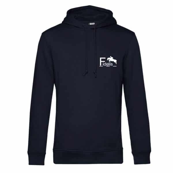 SWEAT A CAPUCHE (homme) - Écuries Fidelis - Navy - BCU33B