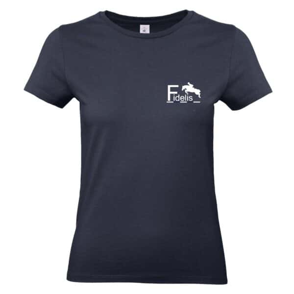 T-SHIRT (femme) - Écuries Fidelis - Navy - BC04T