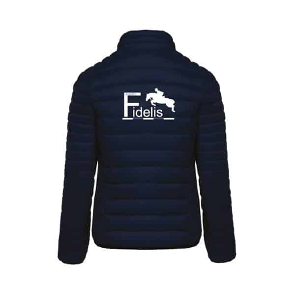 DOUDOUNE AVEC MANCHES (femme) - Écuries Fidelis - Navy - K6121 – Image 2