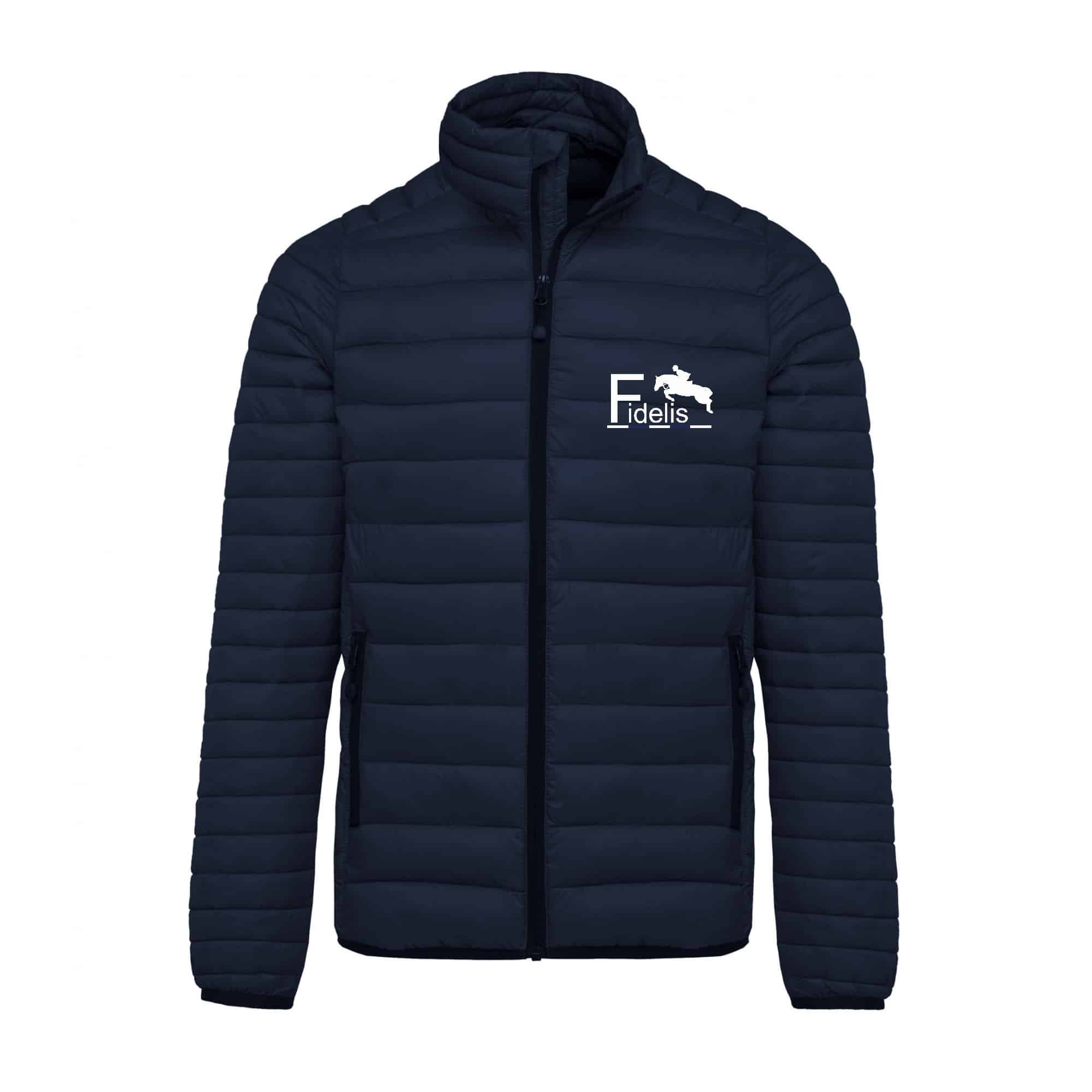 DOUDOUNE AVEC MANCHES (homme) - Écuries Fidelis - Navy - K6120