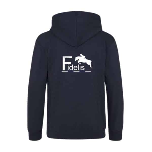 SWEAT A CAPUCHE (enfant) - Écuries Fidelis - Navy - BC511 – Image 2