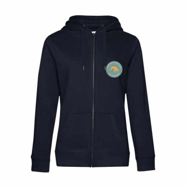 SWEAT ZIPPÉ (femme) - Domaine Les Fleuriers - Navy - BCW03Q