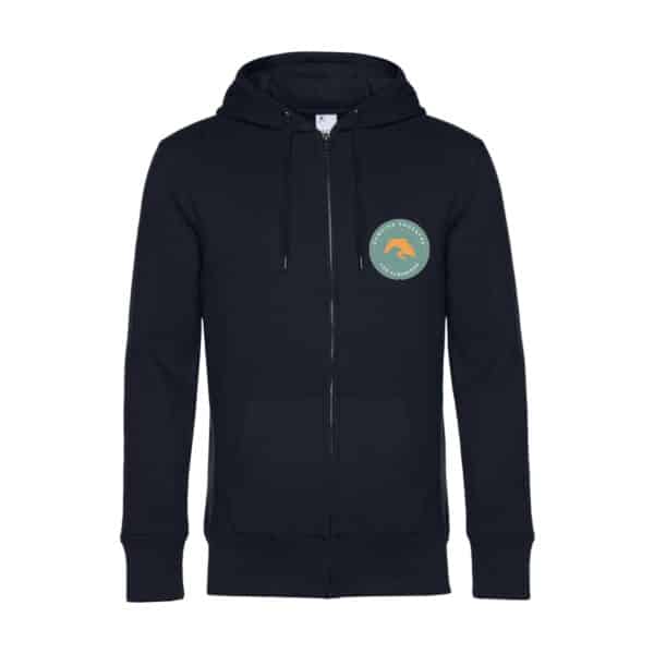 SWEAT ZIPPÉ (enfant) - Domaine Les Fleuriers - Navy - K455