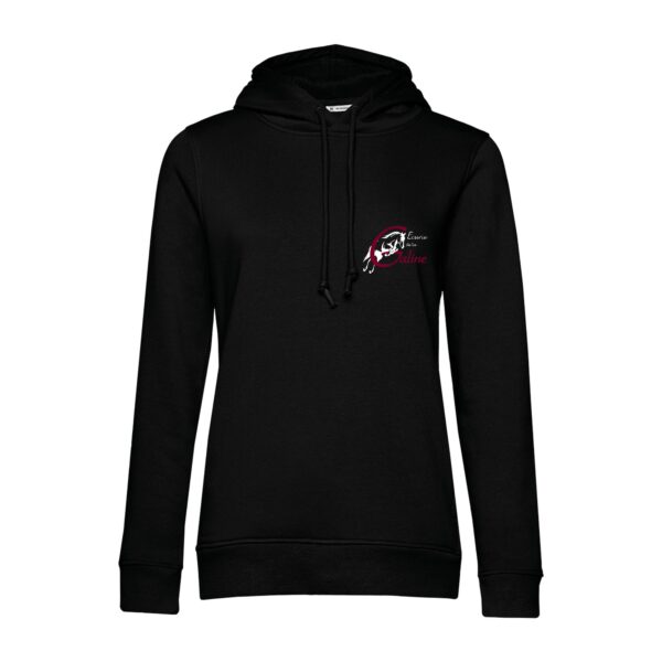 SWEAT A CAPUCHE (femme) – ecurie de la galine - Noir - BCW34B