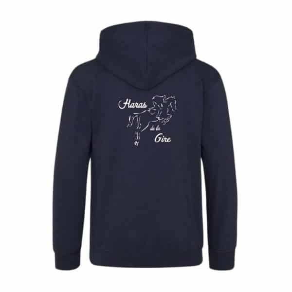 SWEAT A CAPUCHE (enfant) - JMO EQUITATION - Navy - BC511 – Image 2