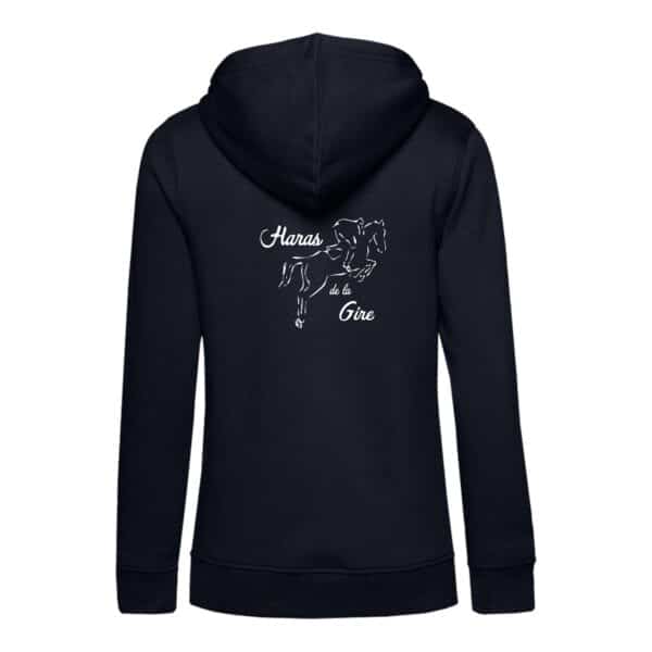 SWEAT A CAPUCHE (femme) – JMO EQUITATION - Navy - BCW34B – Image 2