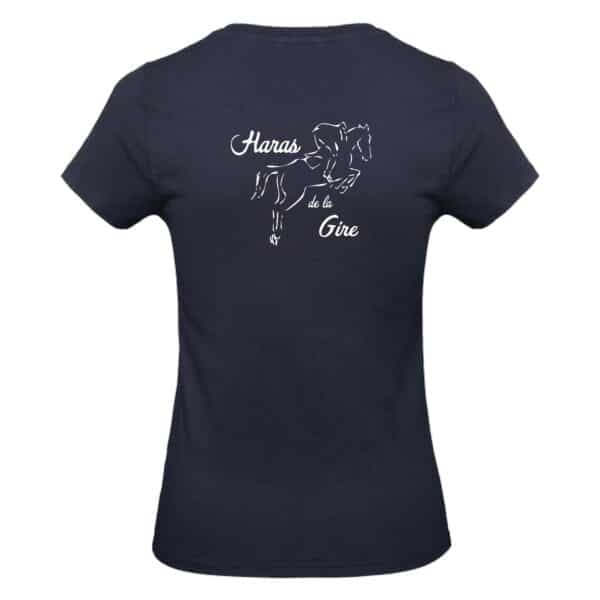 T-SHIRT (femme) - JMO EQUITATION - Navy - BC04T – Image 2