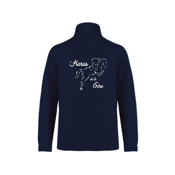 Veste micropolaire zippée (enfant) – JMO EQUITATION - Navy – K920 – Image 2