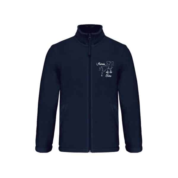 Veste micropolaire zippée (enfant) – JMO EQUITATION - Navy – K920