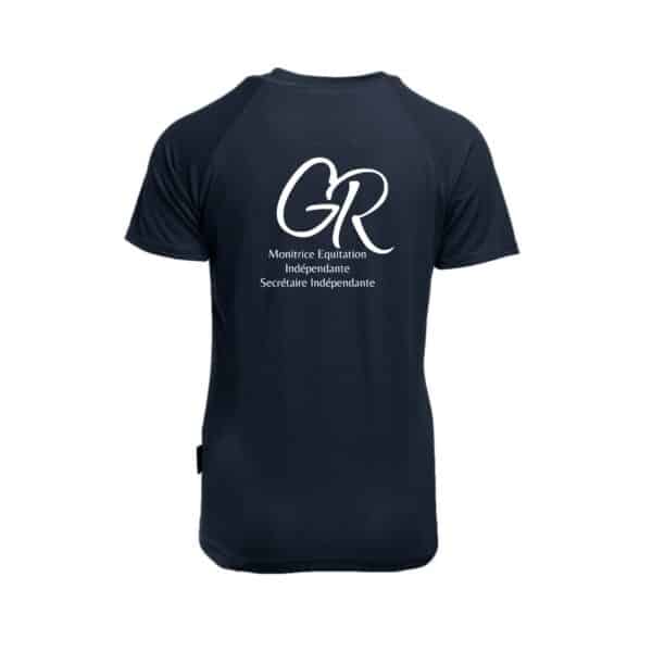 T-Shirt respirant (femme) - gaelle reichmuth - Navy - PK141 – Image 2